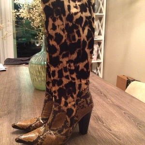 Emanuel Ungaro knee boots